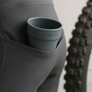 Minimalist Silicone Espresso Cup For Mountain Biking And Ultra Light Trail Runs With Pocket Fit